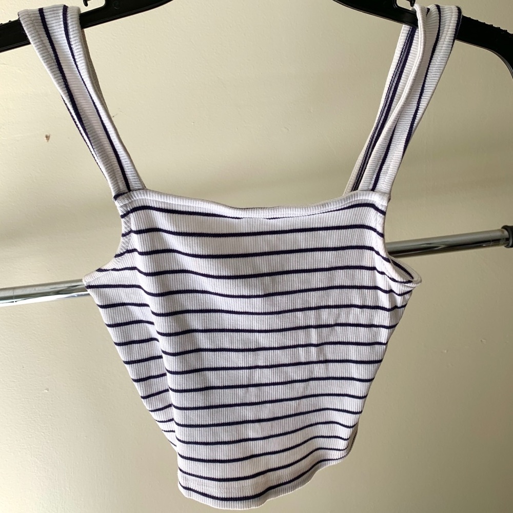 Striped tank/crop top